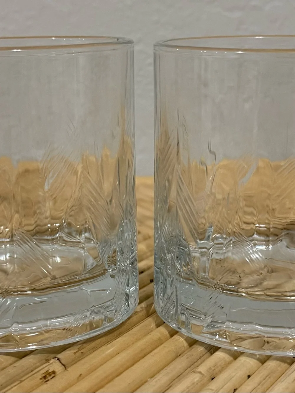 Grey Goose Vodka Lowball Rocks Cocktail Glasses Embossed Goose Thick Heavy Base